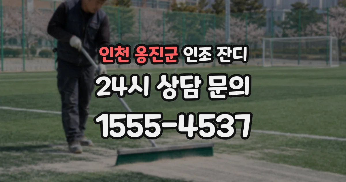 인천 옹진군 인조 잔디