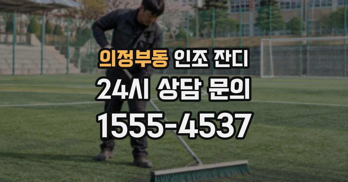 의정부동 인조 잔디