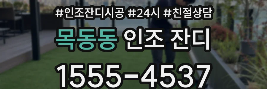 목동동 인조 잔디