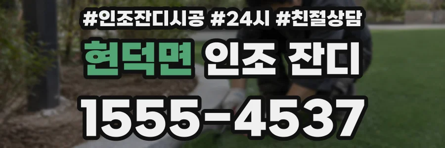 현덕면 인조 잔디