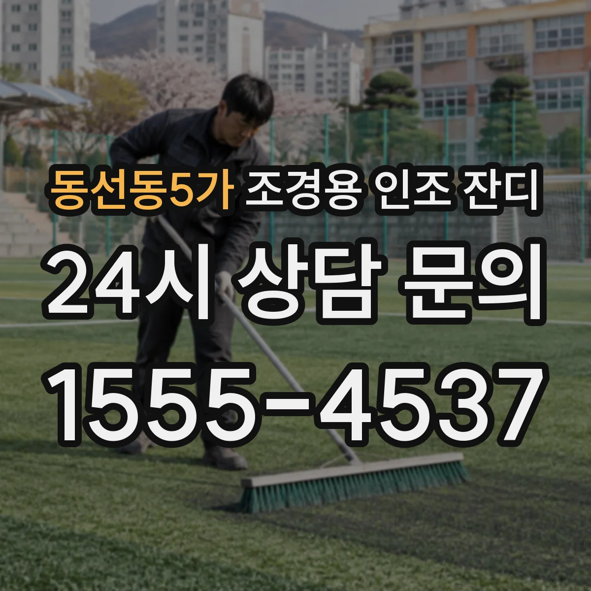 동선동5가 조경용 인조 잔디