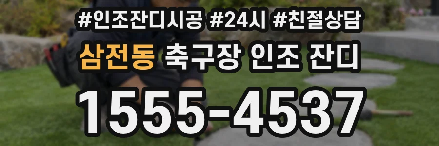 삼전동 축구장 인조 잔디