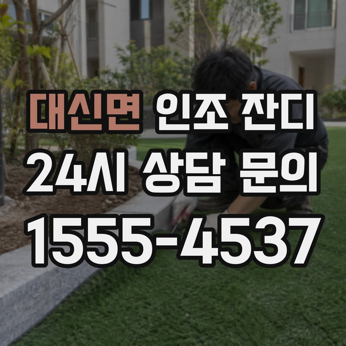 대신면 인조 잔디