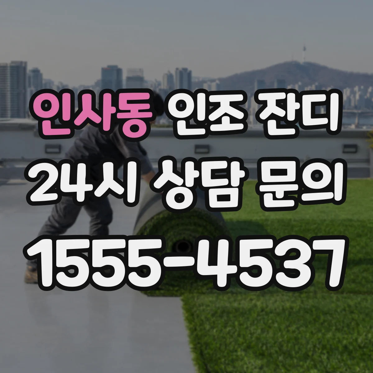 인사동 인조 잔디