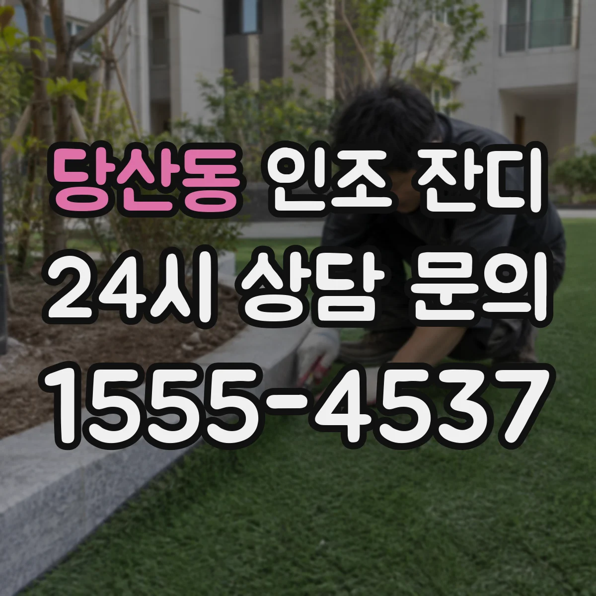 당산동 인조 잔디