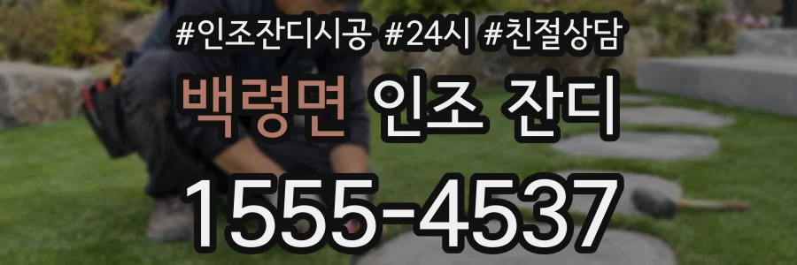 백령면 인조 잔디
