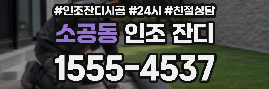 소공동 인조 잔디