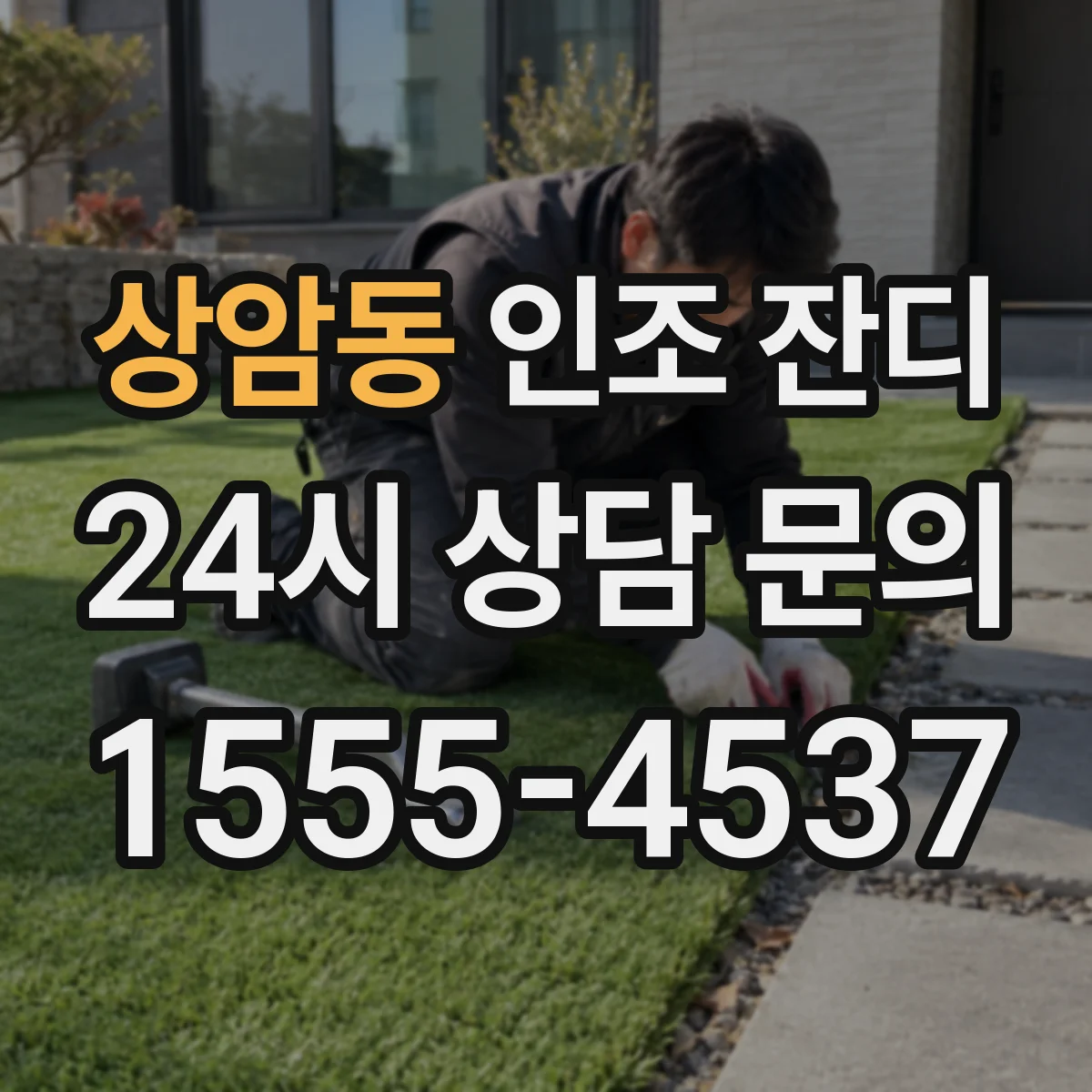 상암동 인조 잔디