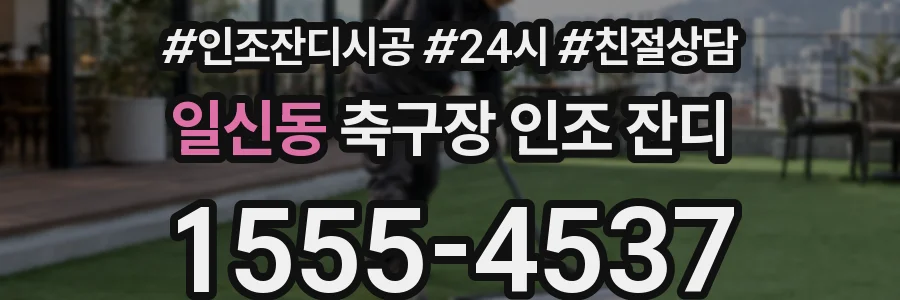 일신동 축구장 인조 잔디