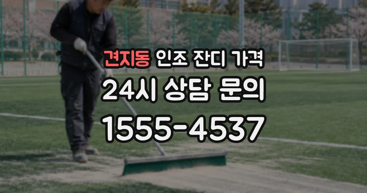 견지동 인조 잔디 가격