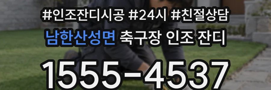 남한산성면 축구장 인조 잔디