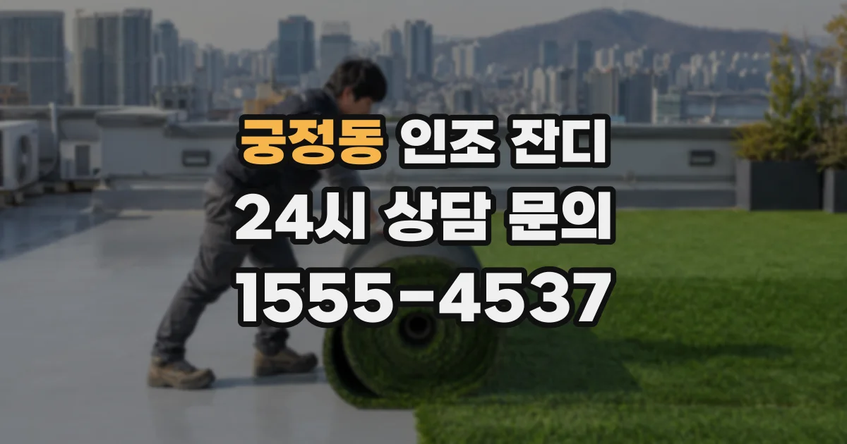 궁정동 인조 잔디