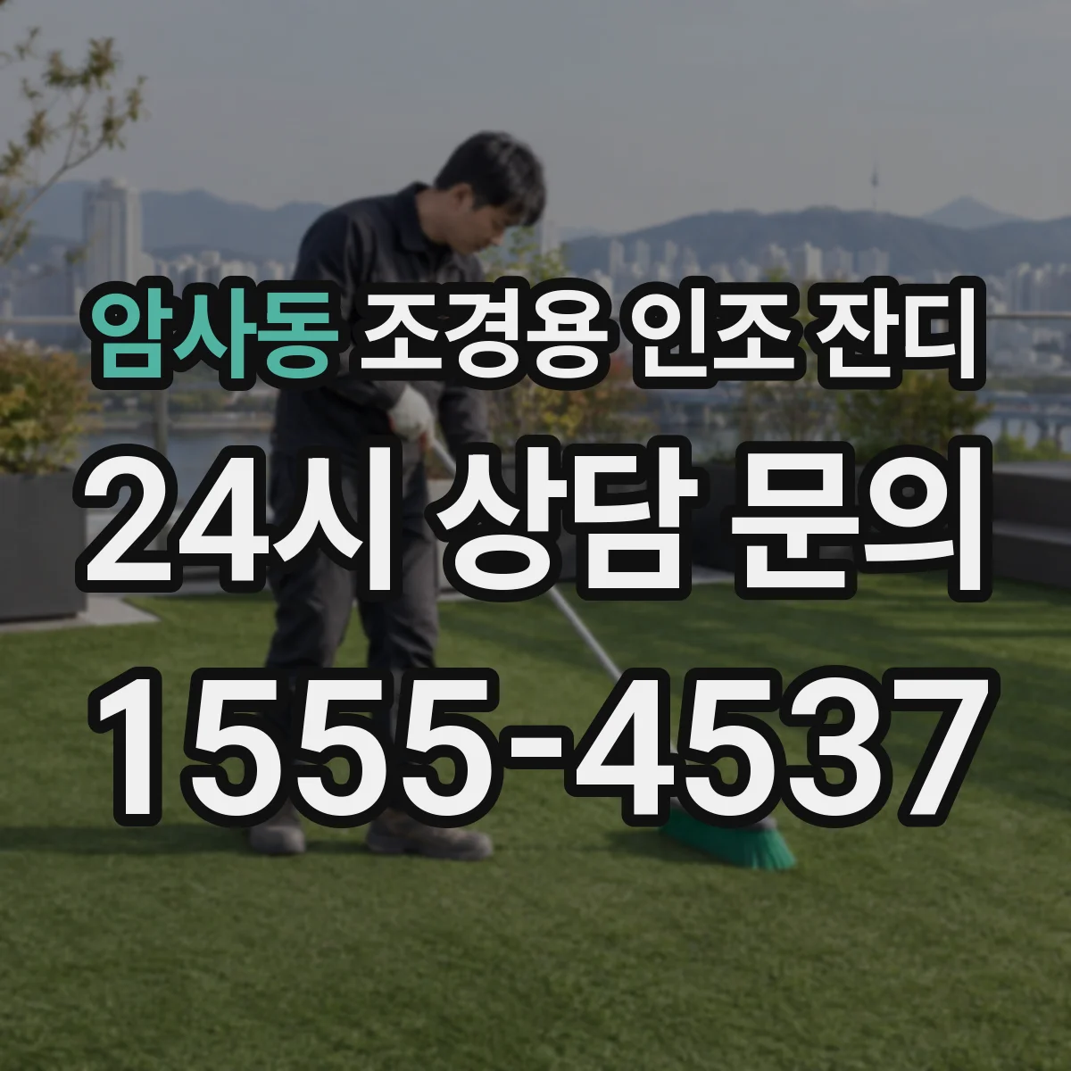 암사동 조경용 인조 잔디