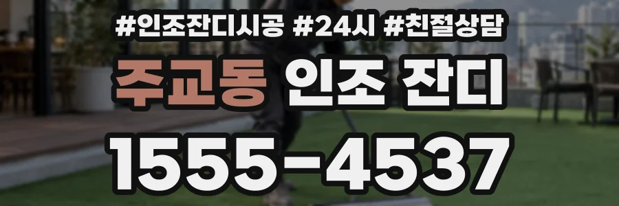 주교동 인조 잔디