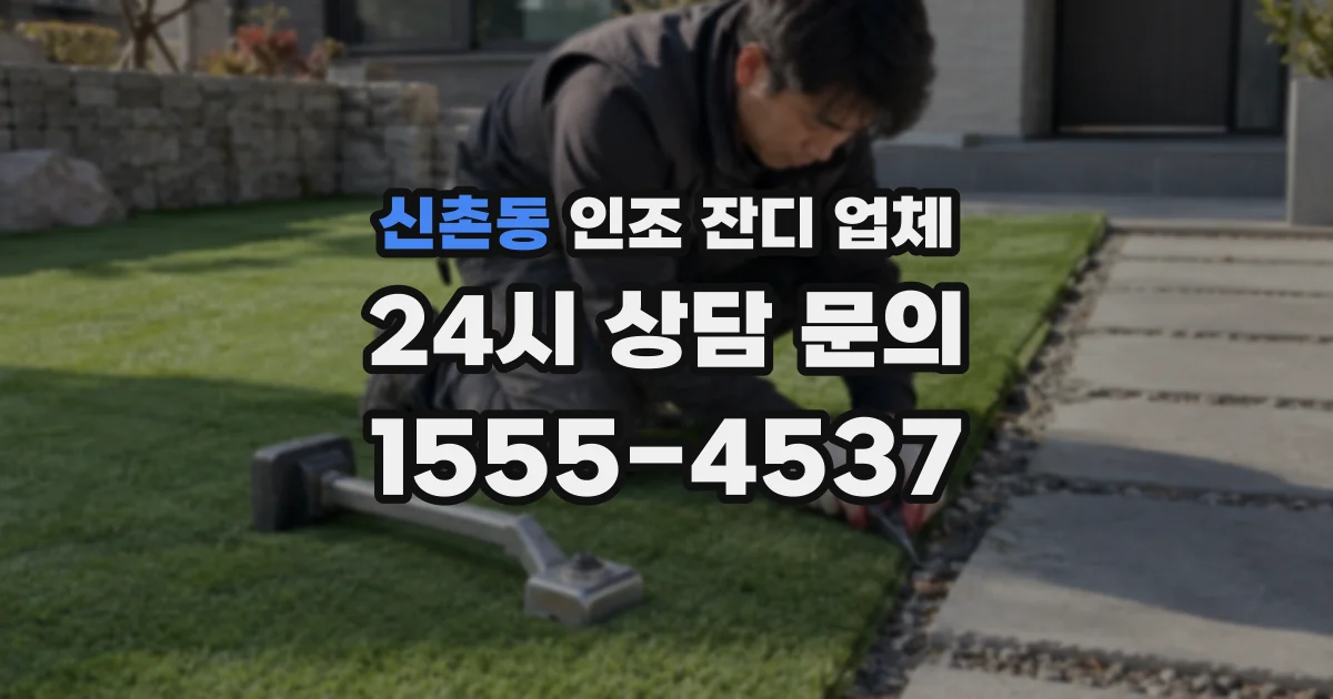 신촌동 인조 잔디 업체