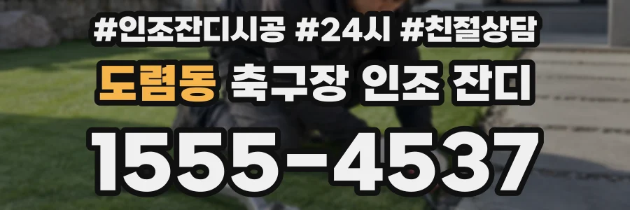 도렴동 축구장 인조 잔디