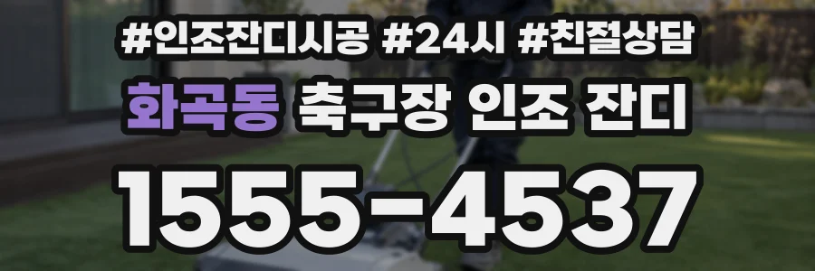 화곡동 축구장 인조 잔디