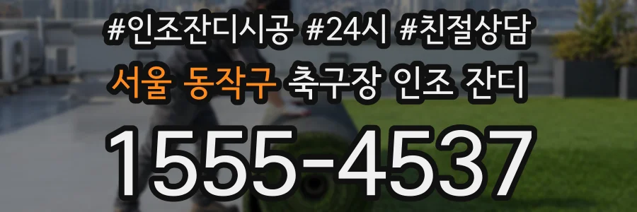 서울 동작구 축구장 인조 잔디
