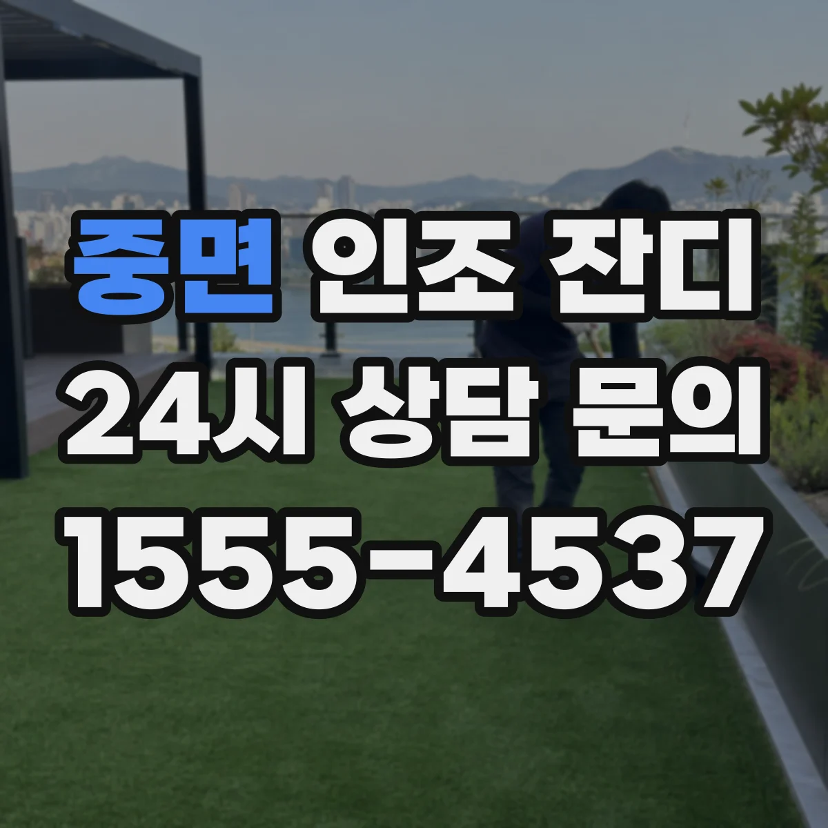 중면 인조 잔디