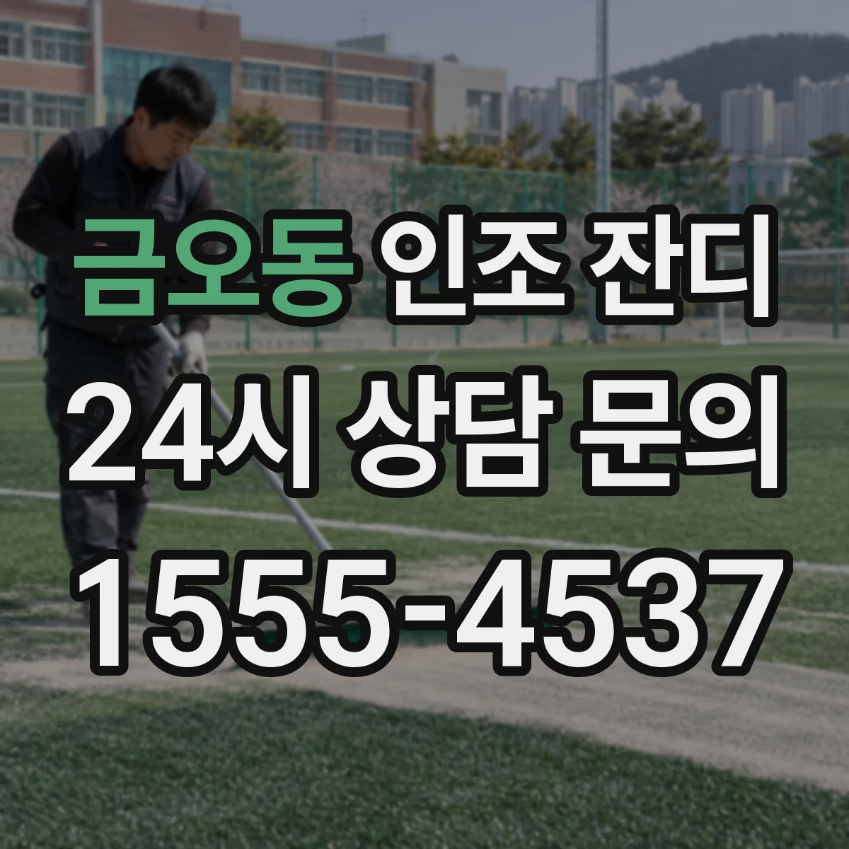 금오동 인조 잔디