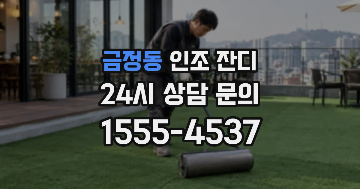 금정동 인조 잔디
