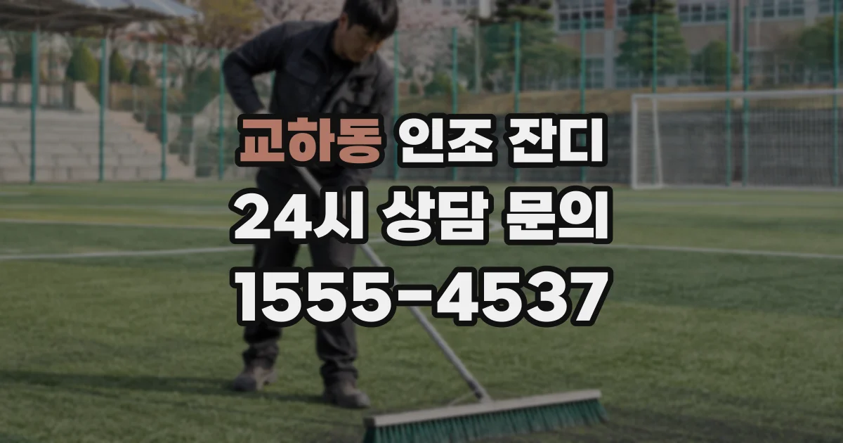 교하동 인조 잔디
