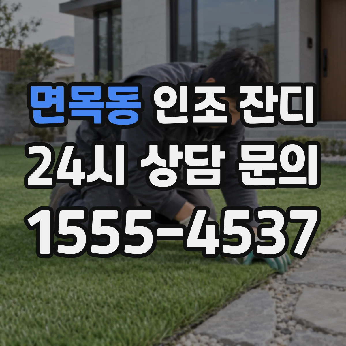 면목동 인조 잔디