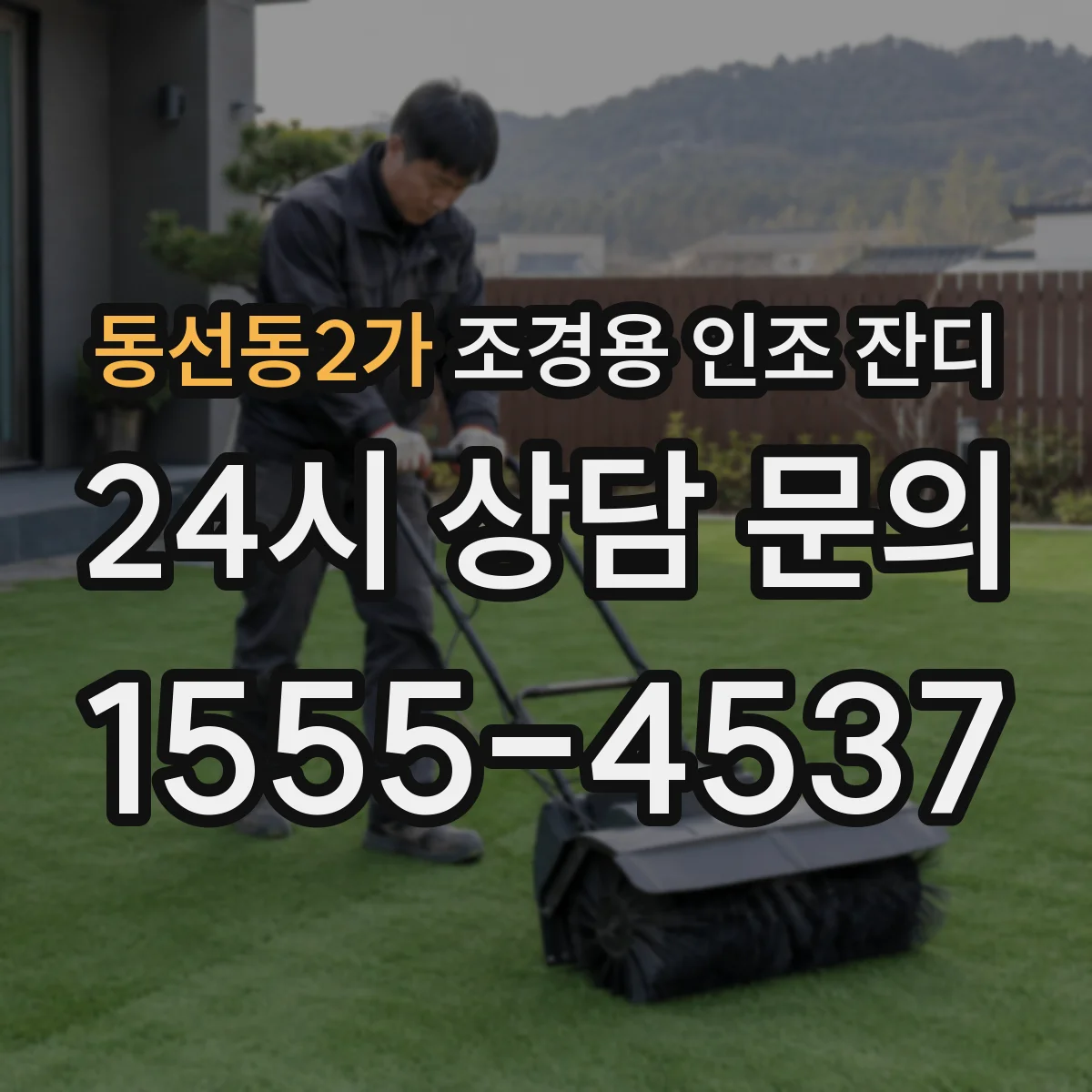동선동2가 조경용 인조 잔디