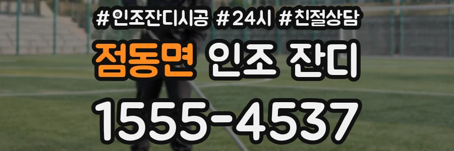 점동면 인조 잔디