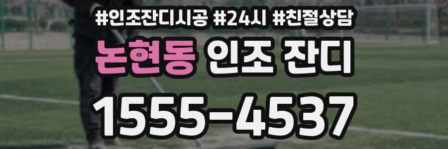 논현동 인조 잔디