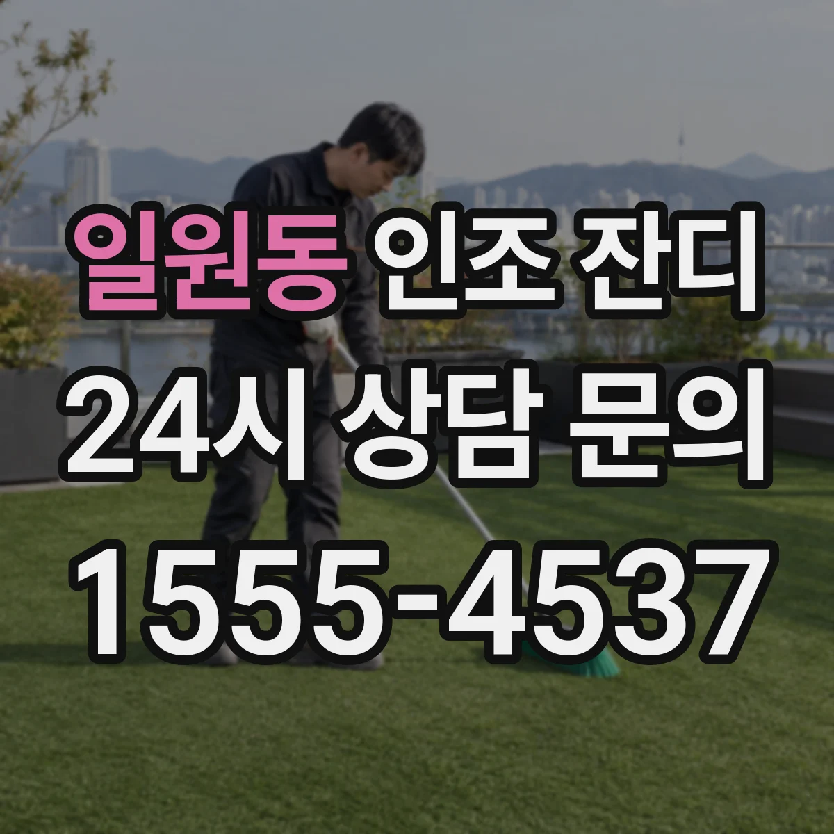 일원동 인조 잔디