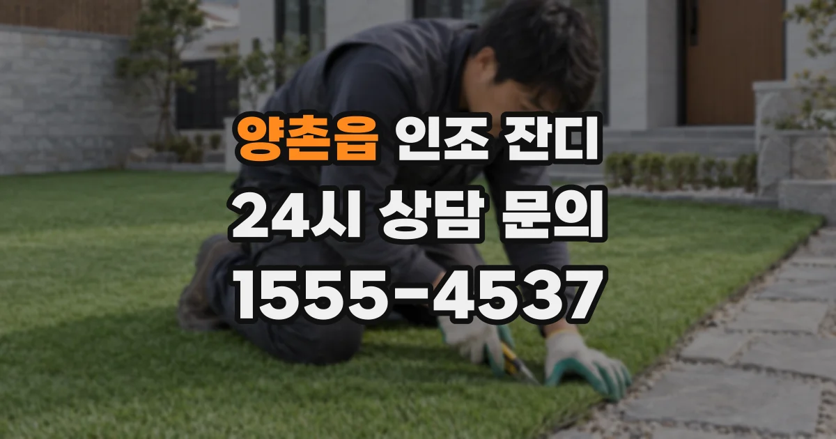 양촌읍 인조 잔디