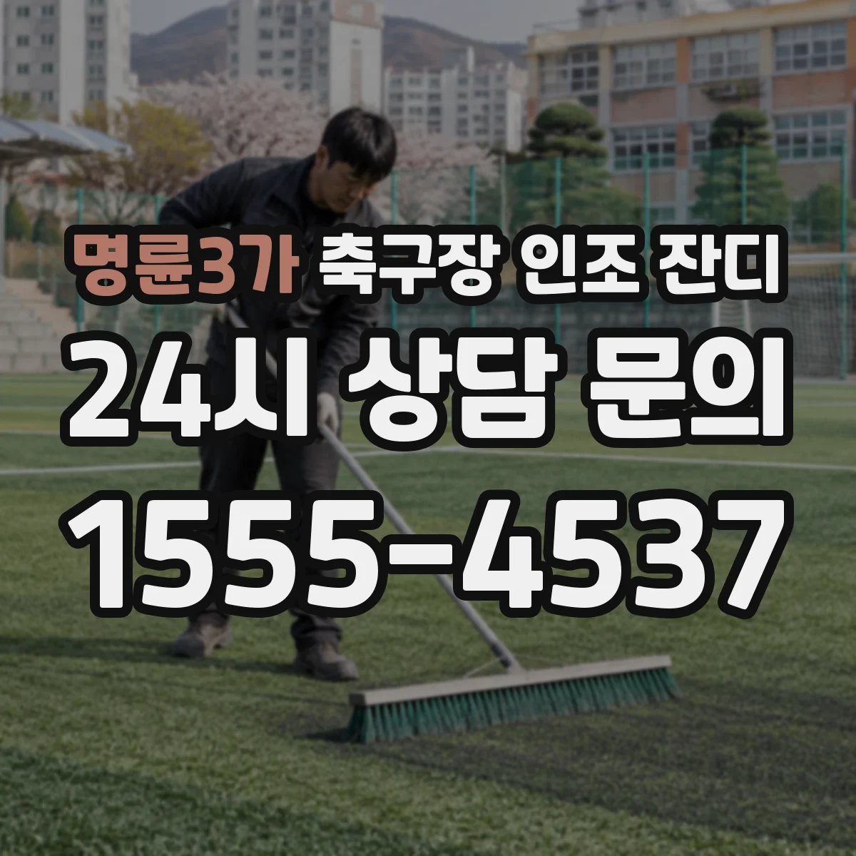 명륜3가 축구장 인조 잔디