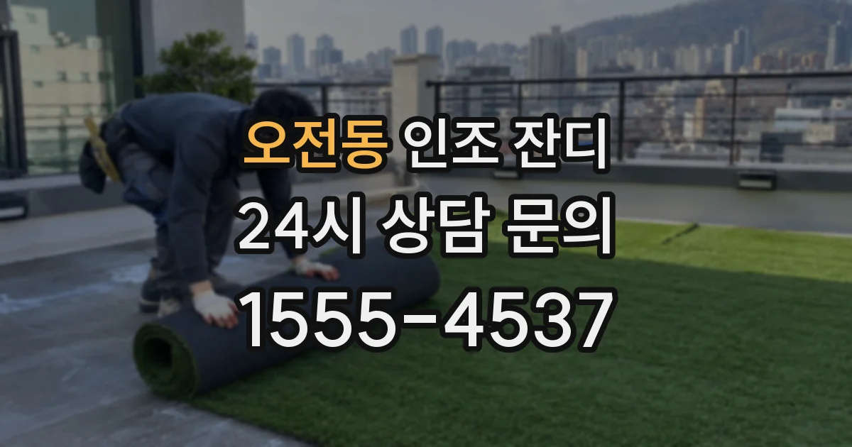 오전동 인조 잔디