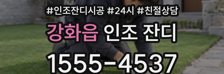강화읍 인조 잔디