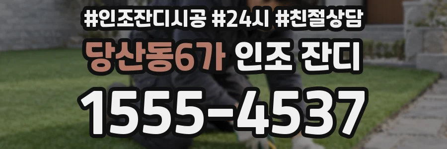 당산동6가 인조 잔디