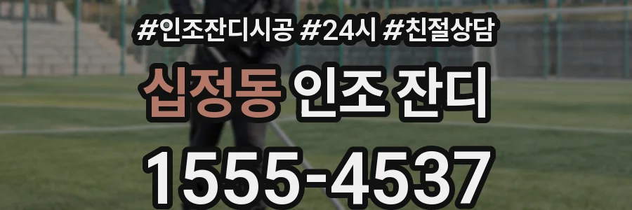 십정동 인조 잔디