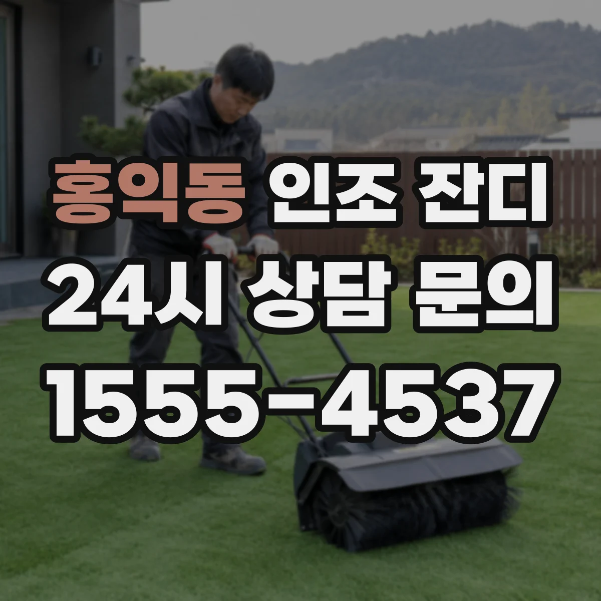 홍익동 인조 잔디