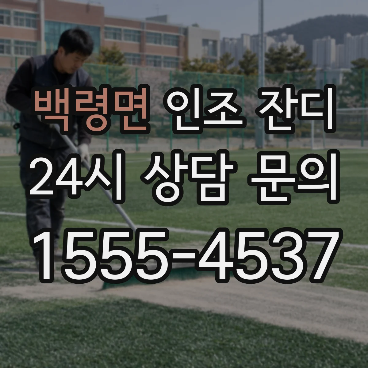 백령면 인조 잔디