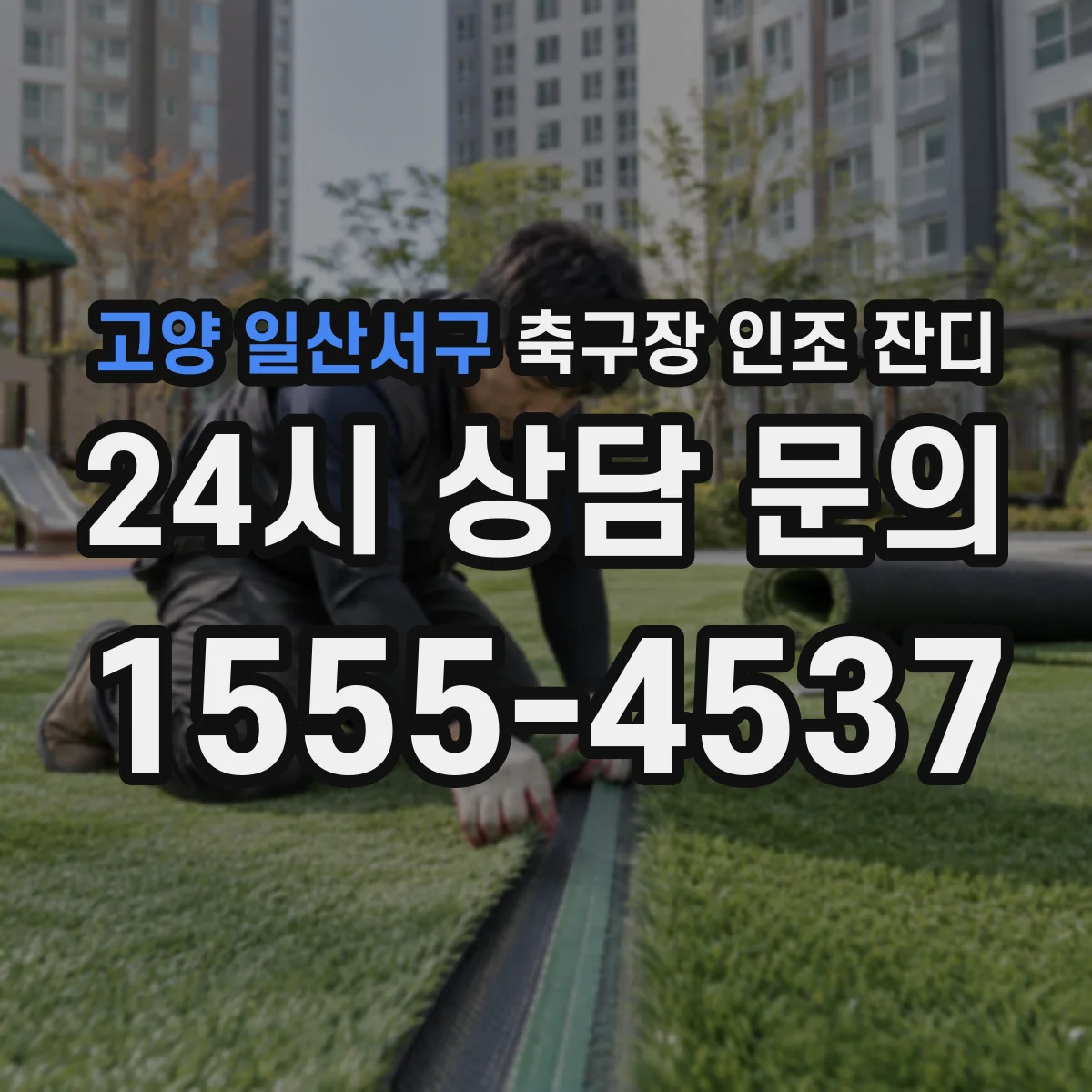 고양 일산서구 축구장 인조 잔디