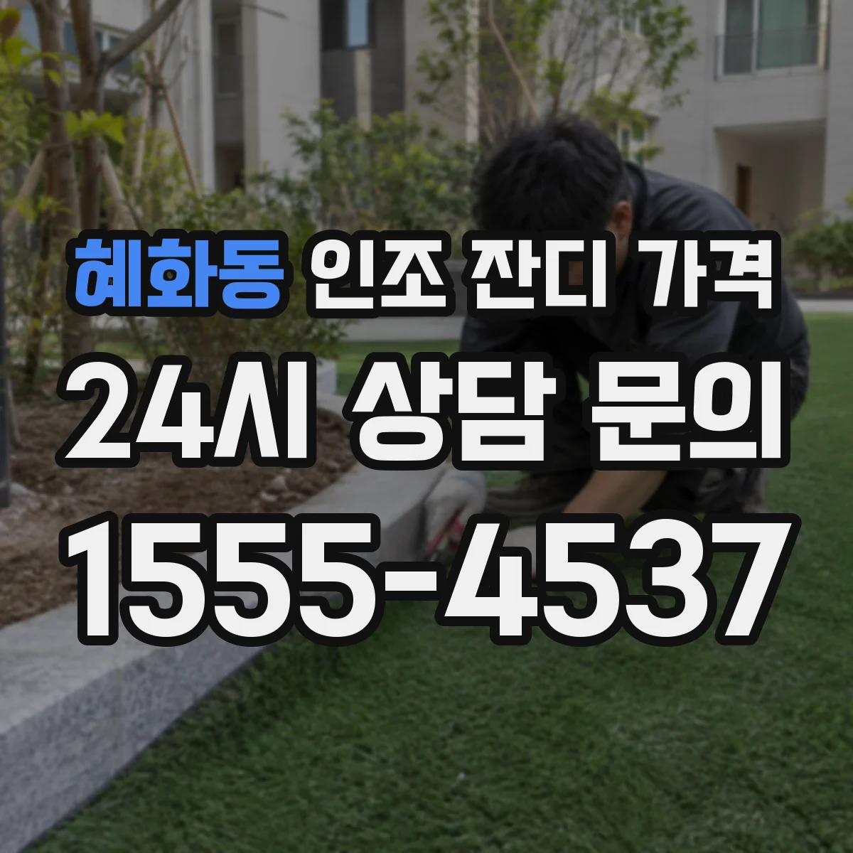 혜화동 인조 잔디 가격
