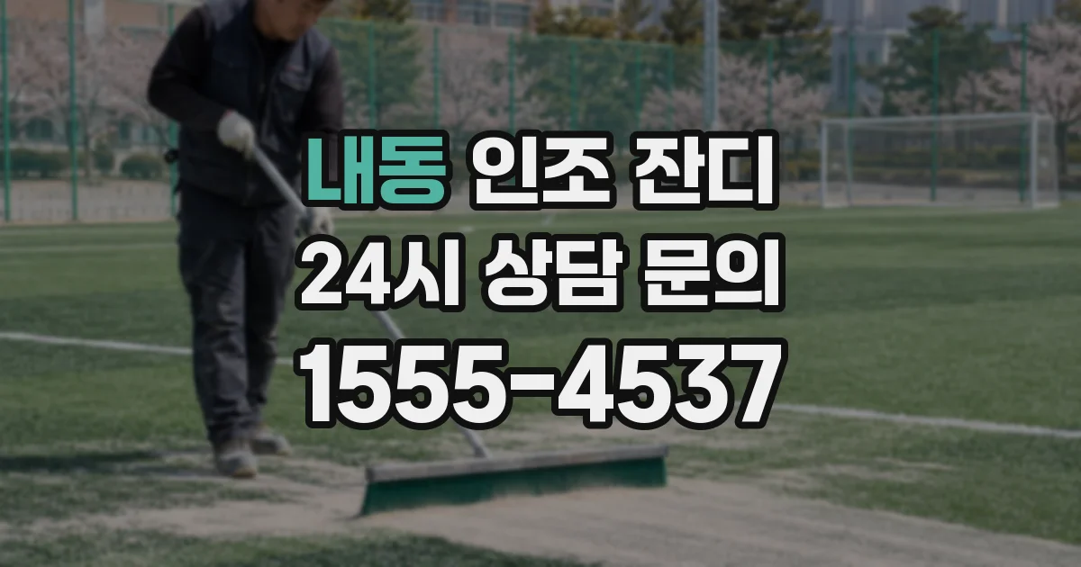 내동 인조 잔디