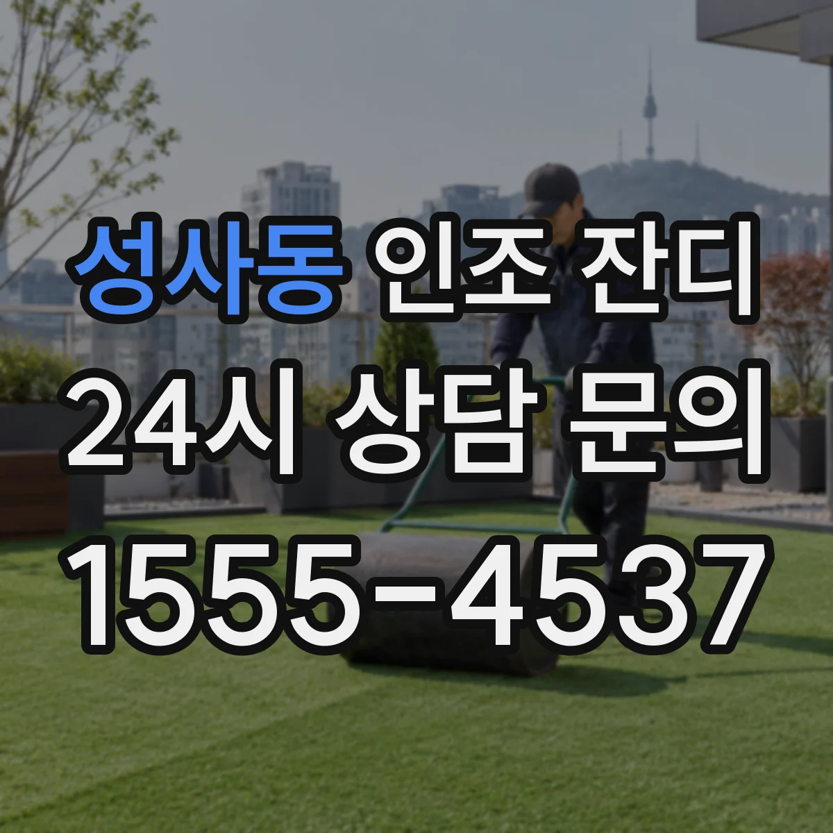 성사동 인조 잔디