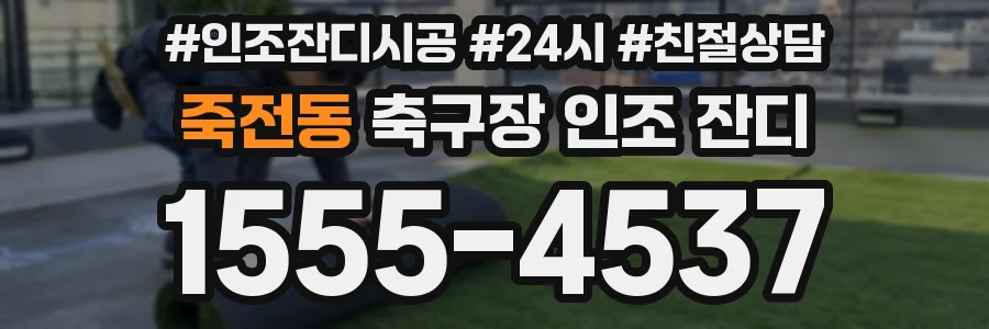 죽전동 축구장 인조 잔디