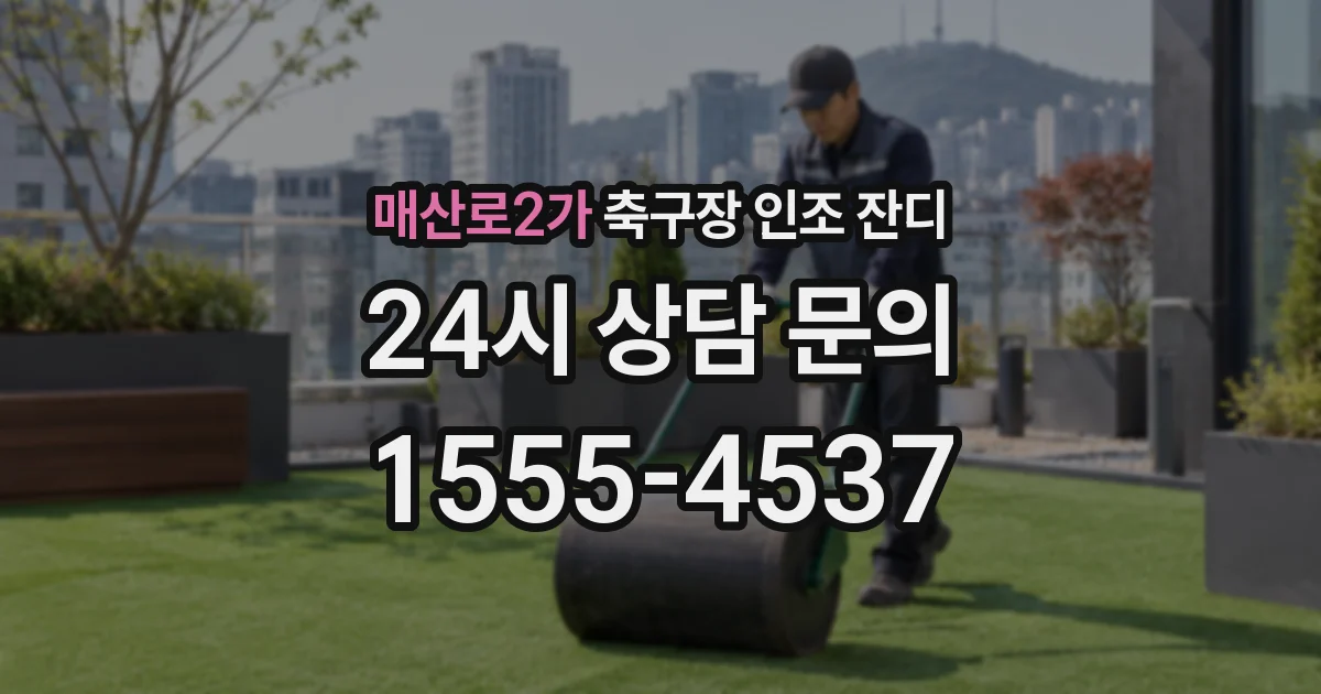 매산로2가 축구장 인조 잔디