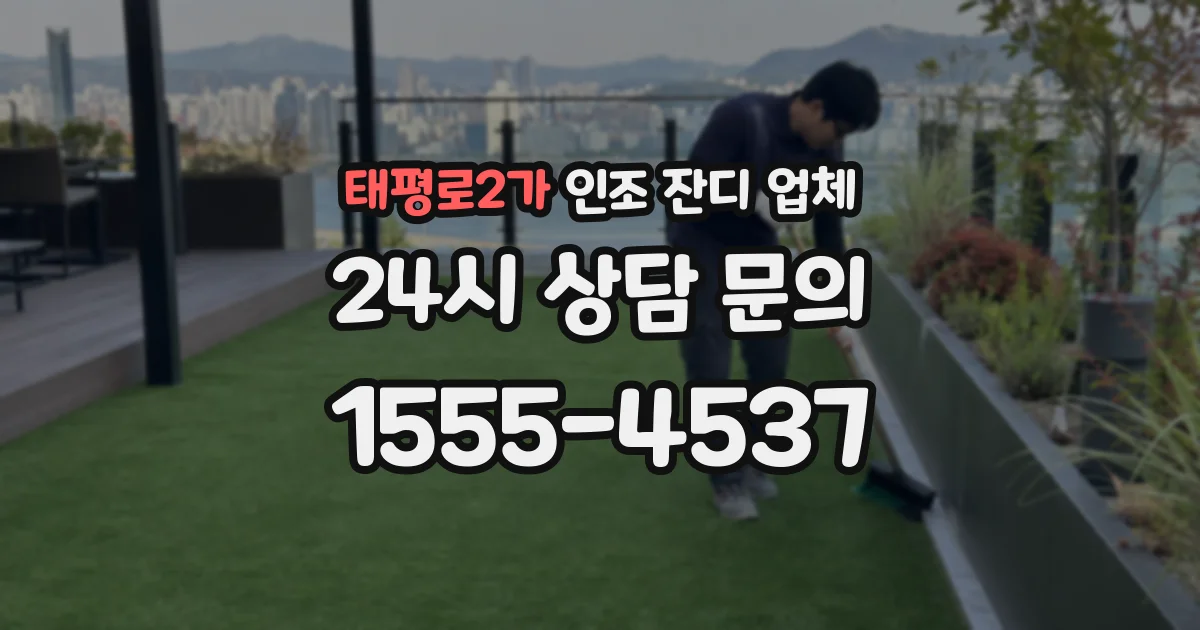 태평로2가 인조 잔디 업체