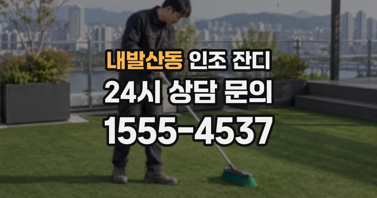 내발산동 인조 잔디
