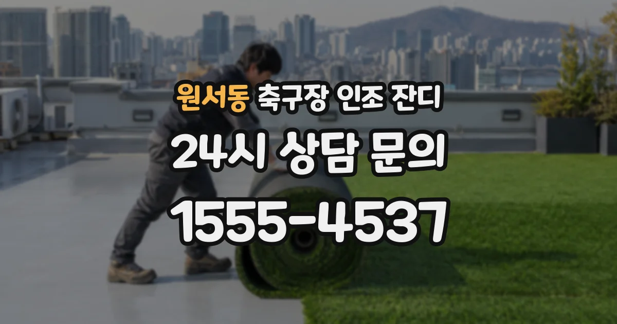 원서동 축구장 인조 잔디