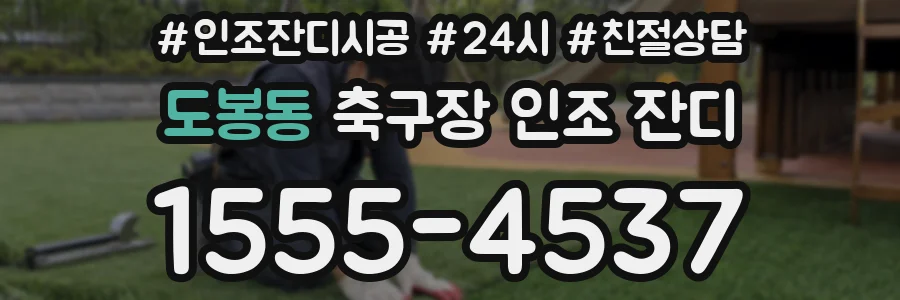 도봉동 축구장 인조 잔디
