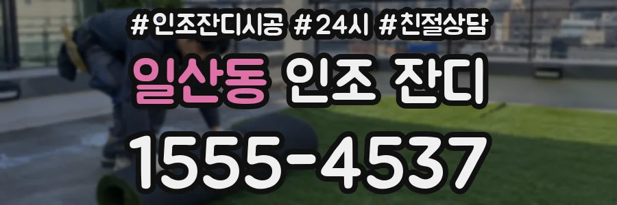 일산동 인조 잔디